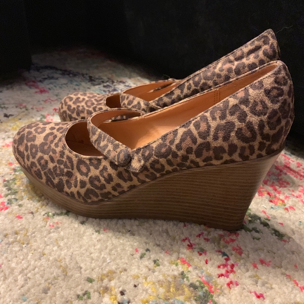 Leopard Wedges